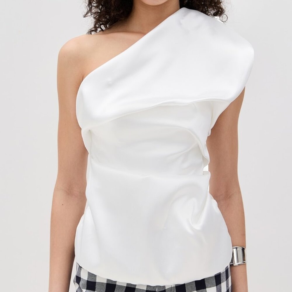 Marques' Almeida Heavy Satin Fitted Top size 4